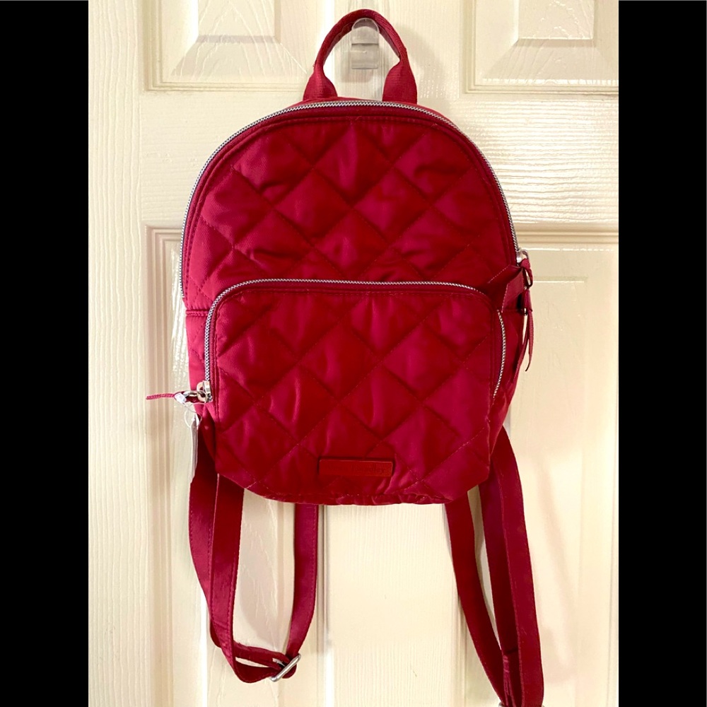 NWT Maroon Quilted Vera Bradley Backpack 🎒